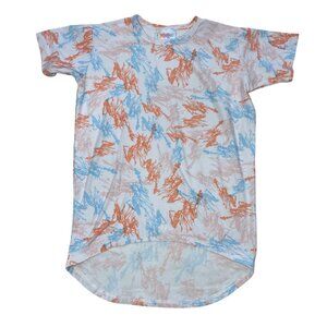 Lularoe Gracie Tee Statue of Liberty Girls Size 6 Red, White, Blue Patriotic USA